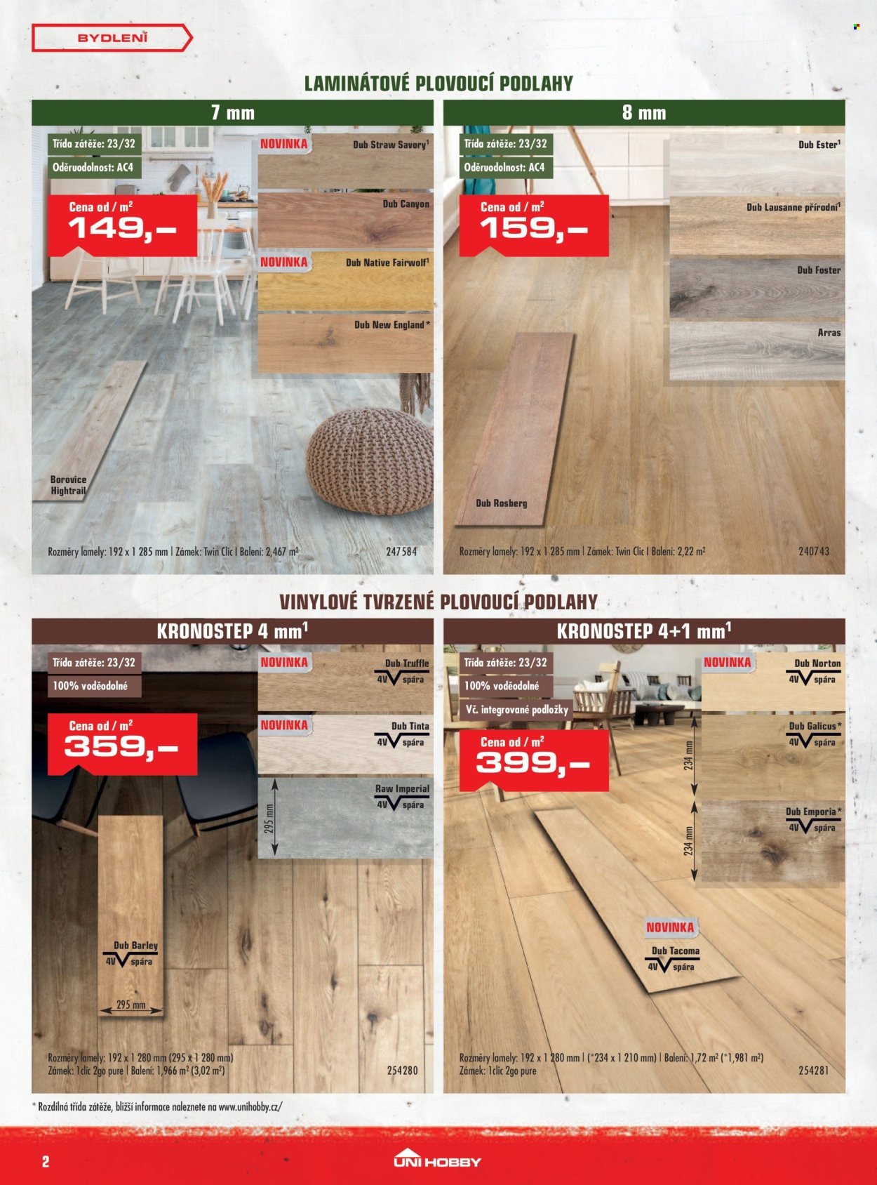 UNI HOBBY leták - Vinylky i laminátky máme! (2025-10-02 - 2025-10-26)