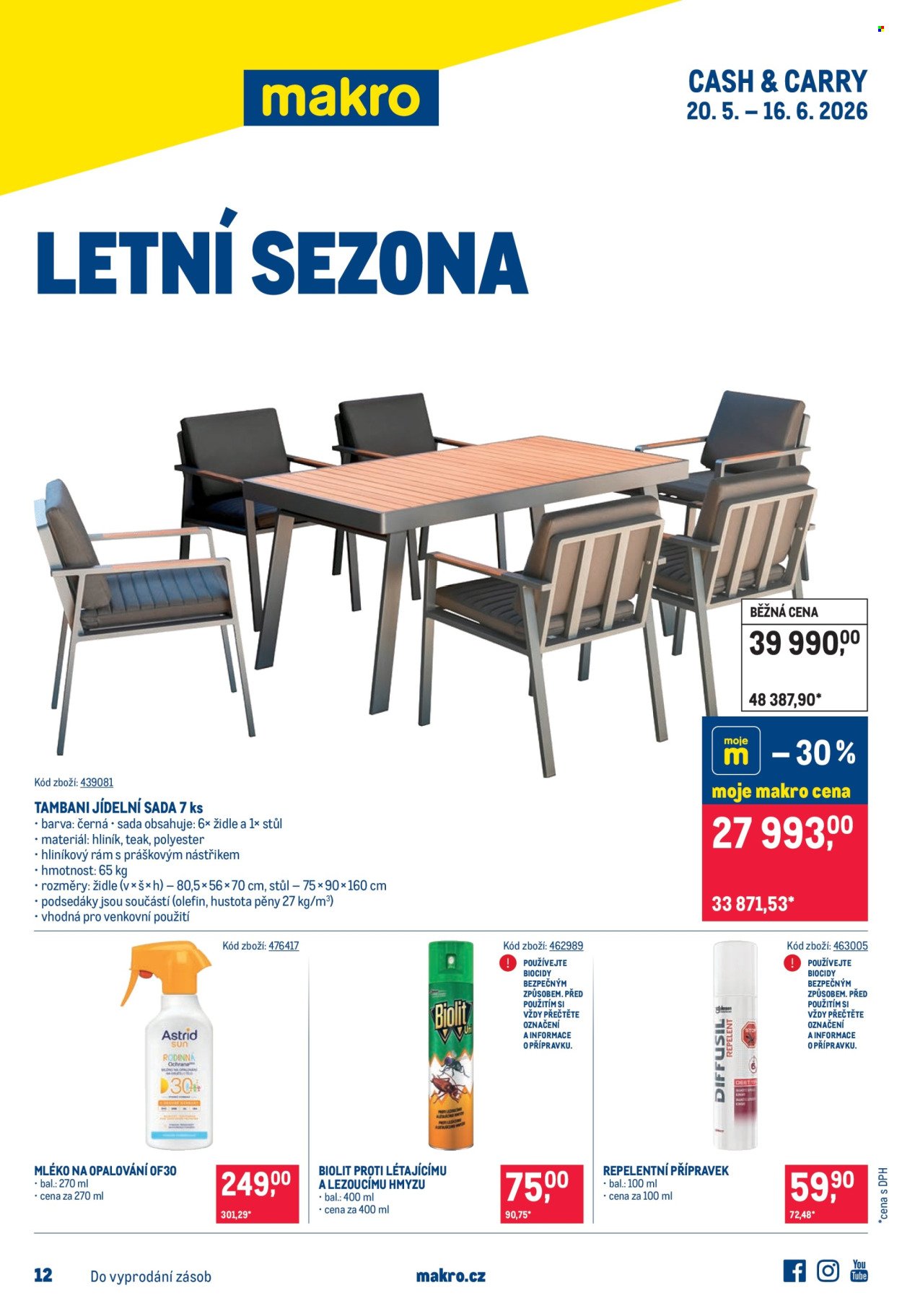 MAKRO leták - Letní sezona (2026-05-20 - 2026-06-16)