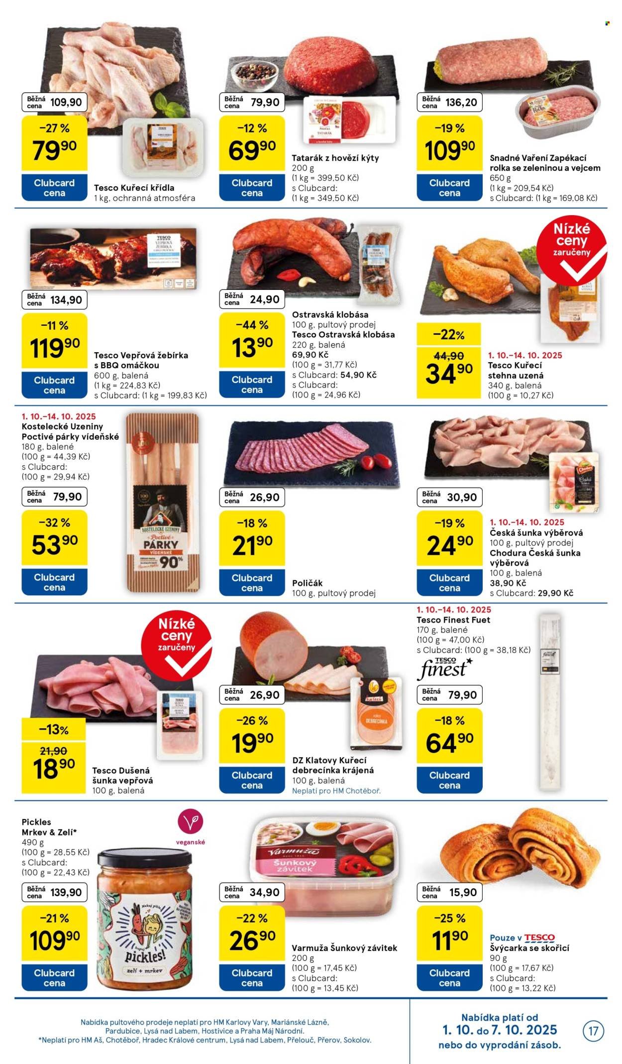 TESCO leták - Clubcard šetří peníze. (2025-10-01 - 2025-10-07)