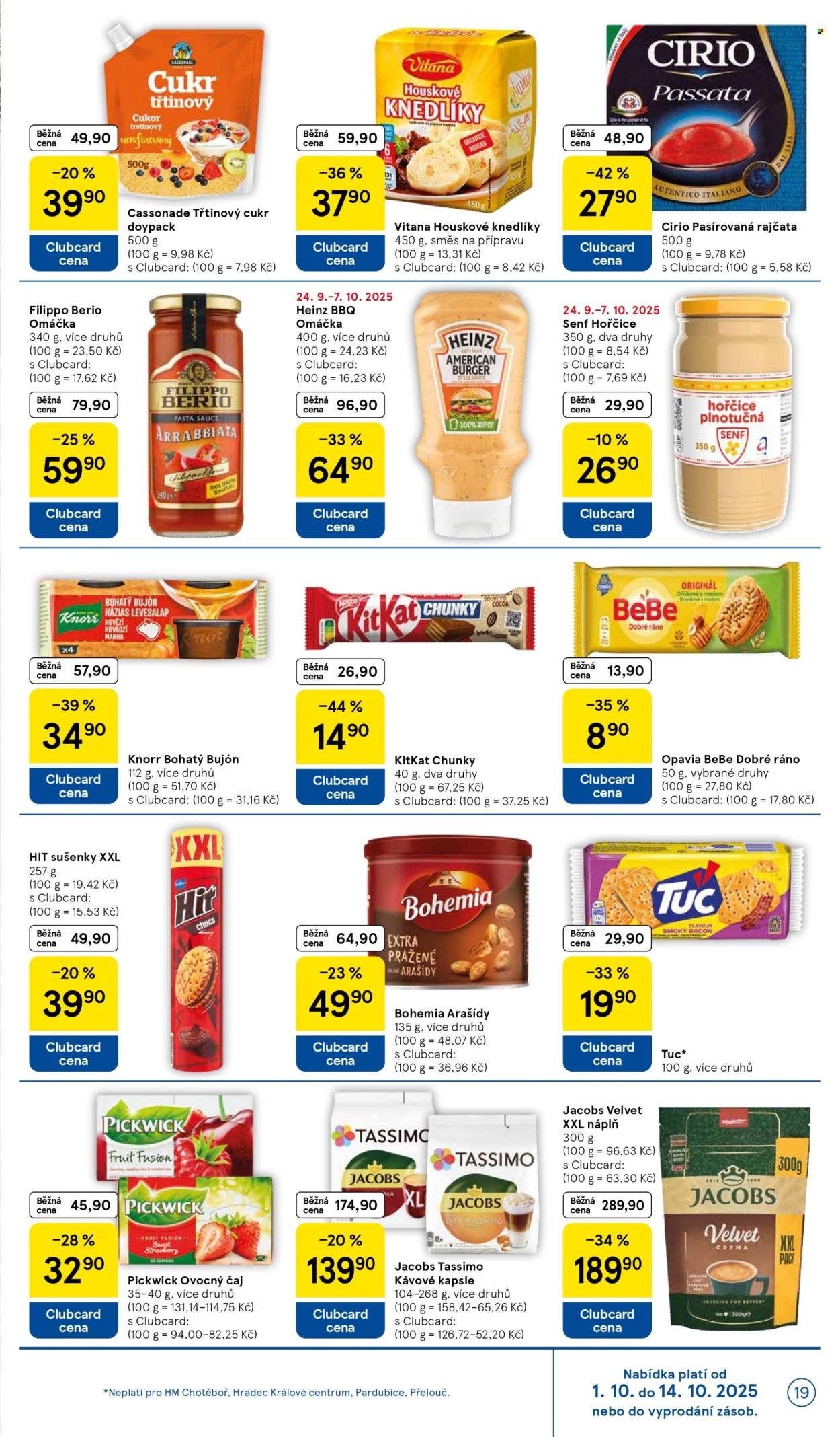 TESCO leták - Clubcard šetří peníze. (2025-10-01 - 2025-10-07)