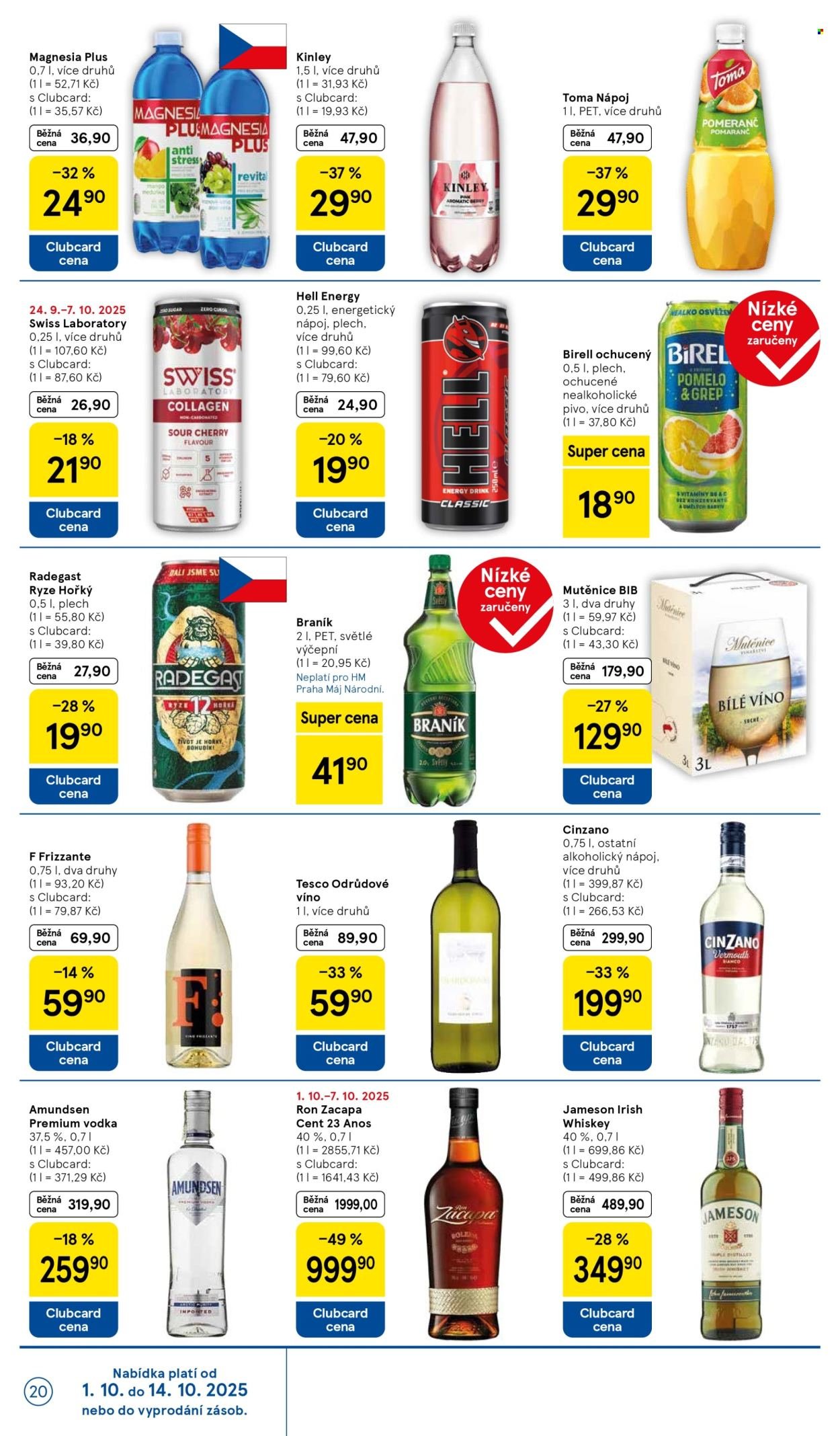 TESCO leták - Clubcard šetří peníze. (2025-10-01 - 2025-10-07)