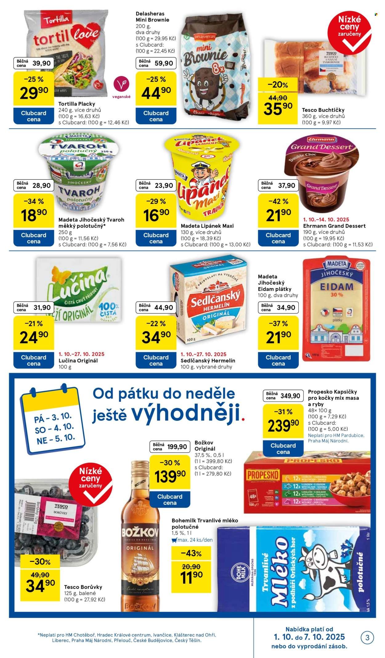 TESCO leták - Clubcard šetří peníze. (2025-10-01 - 2025-10-07)