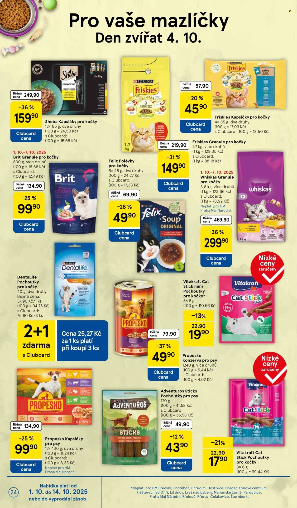 TESCO leták - Clubcard šetří peníze. (2025-10-01 - 2025-10-07)