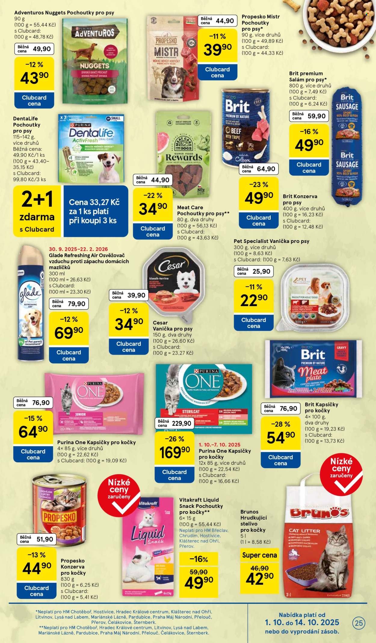 TESCO leták - Clubcard šetří peníze. (2025-10-01 - 2025-10-07)