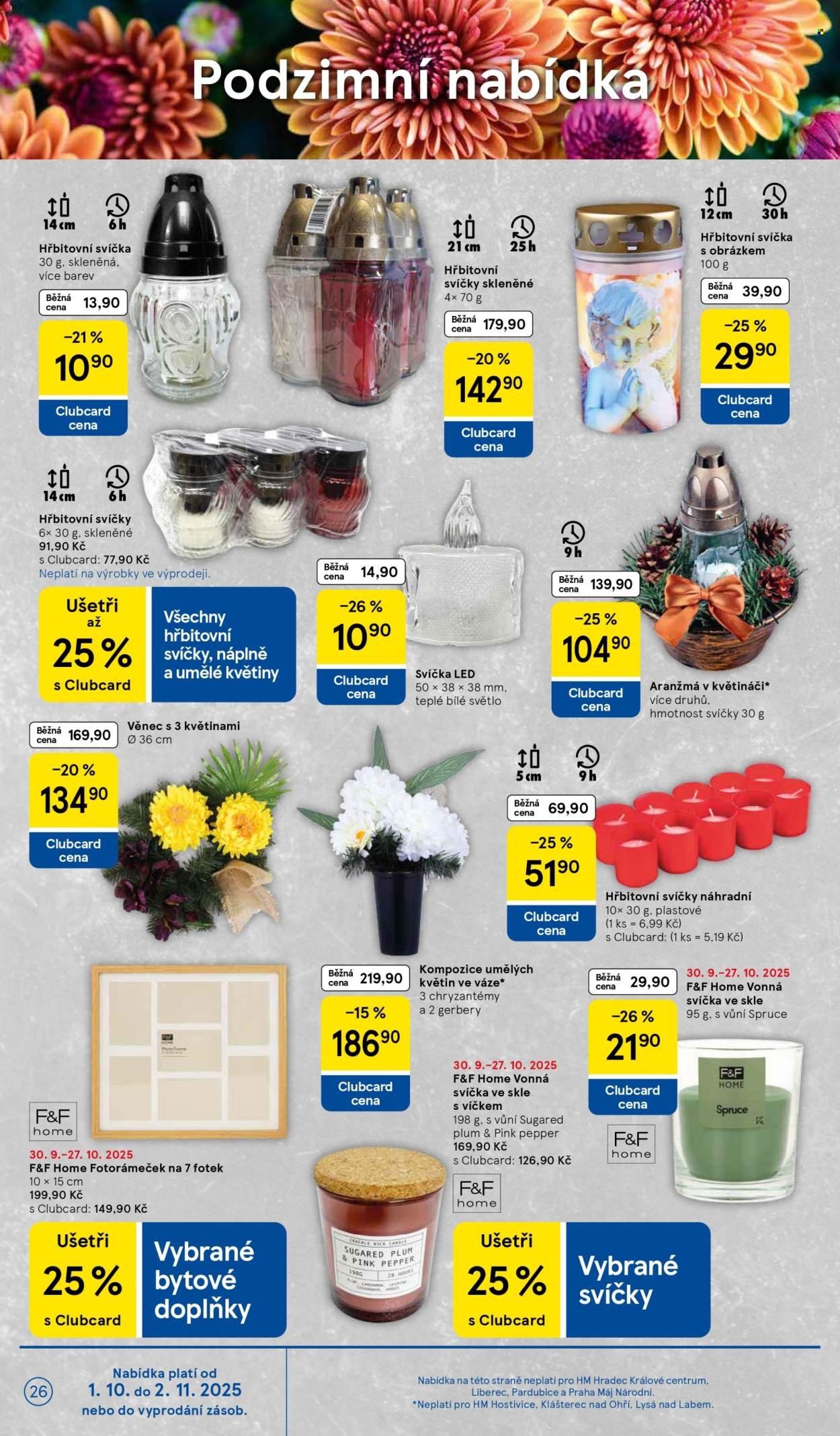 TESCO leták - Clubcard šetří peníze. (2025-10-01 - 2025-10-07)