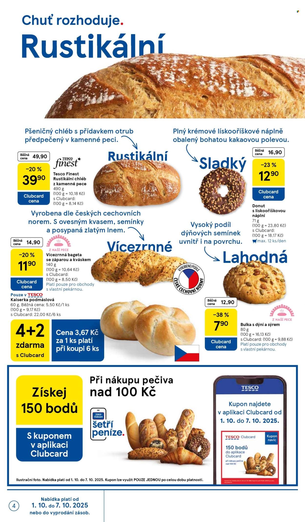 TESCO leták - Clubcard šetří peníze. (2025-10-01 - 2025-10-07)