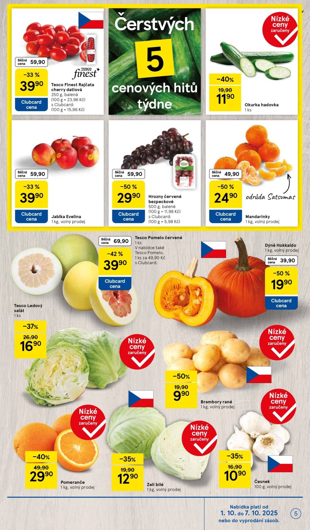 TESCO leták - Clubcard šetří peníze. (2025-10-01 - 2025-10-07)