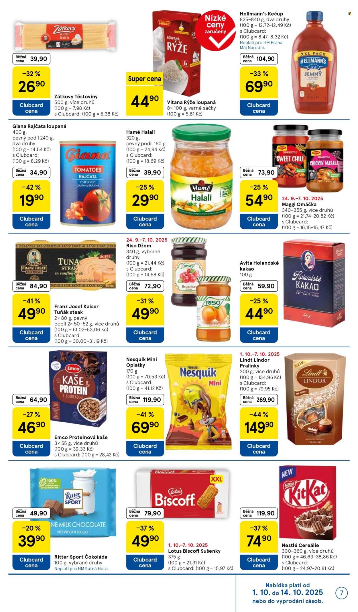TESCO leták - Clubcard šetří peníze. (2025-10-01 - 2025-10-07)