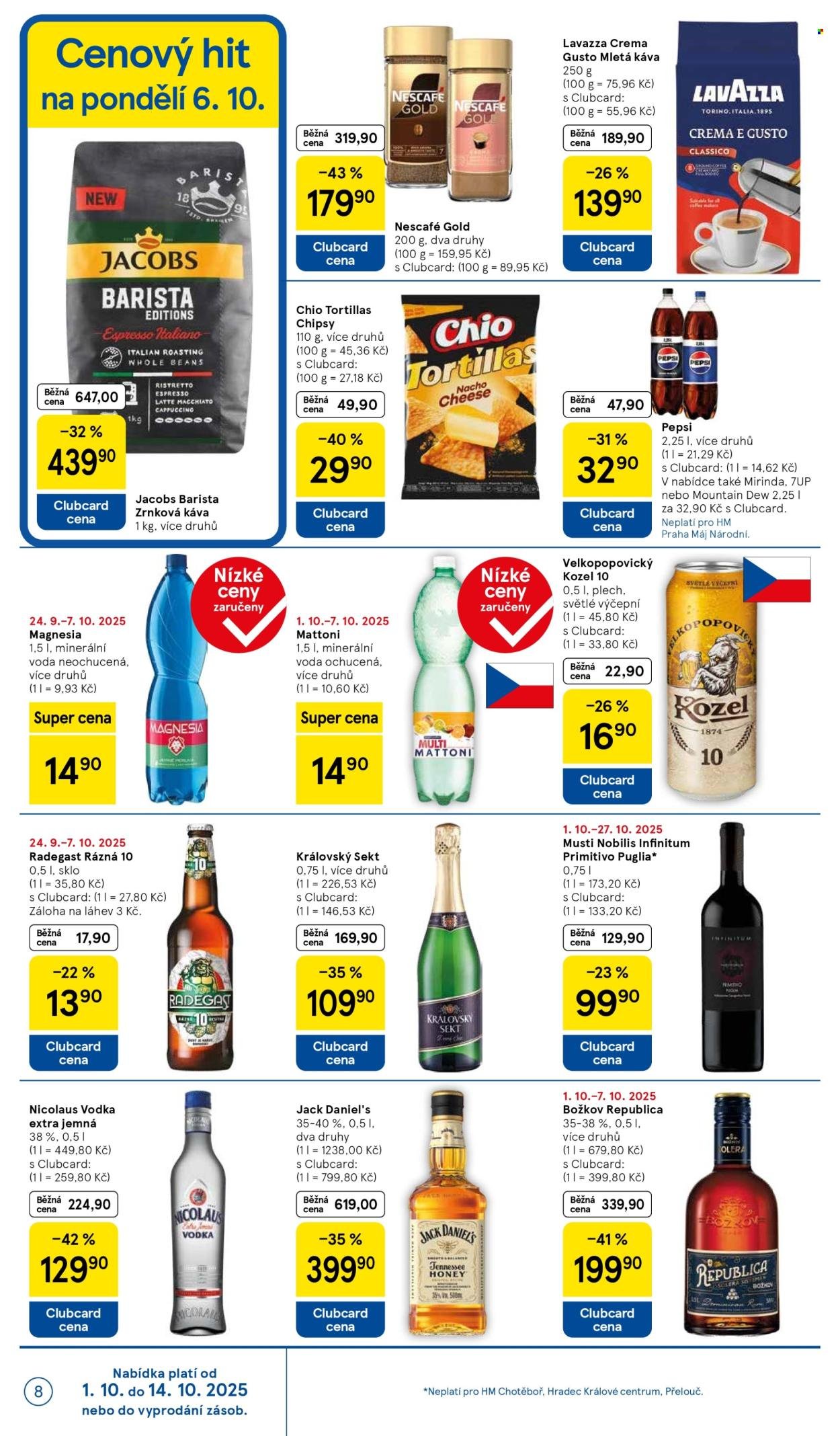 TESCO leták - Clubcard šetří peníze. (2025-10-01 - 2025-10-07)
