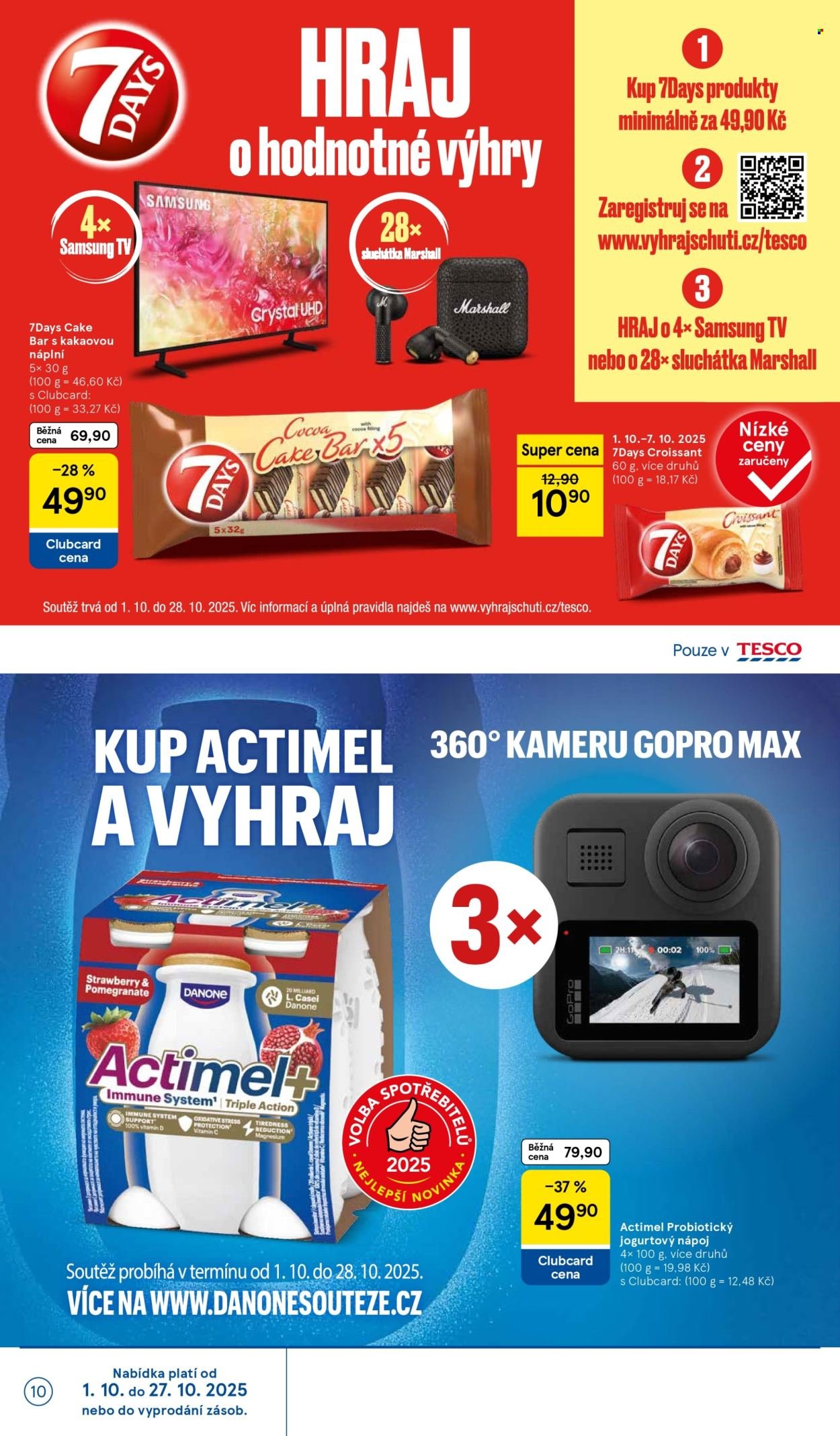 TESCO leták - Clubcard šetří peníze. (2025-10-01 - 2025-10-07)