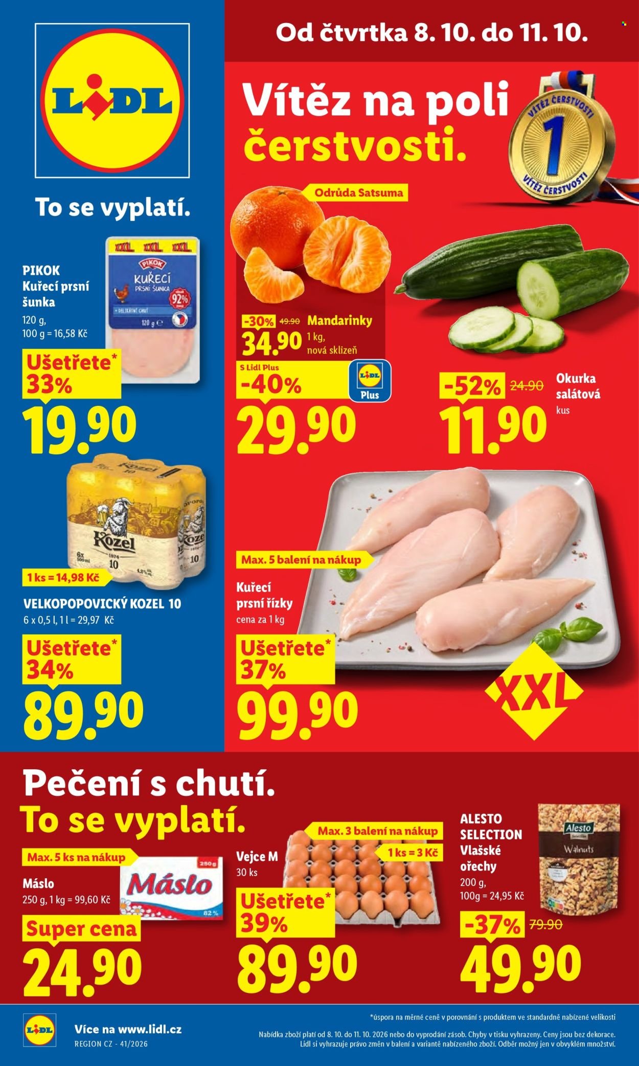 LIDL leták - Od čtvrtka 8.10.2026