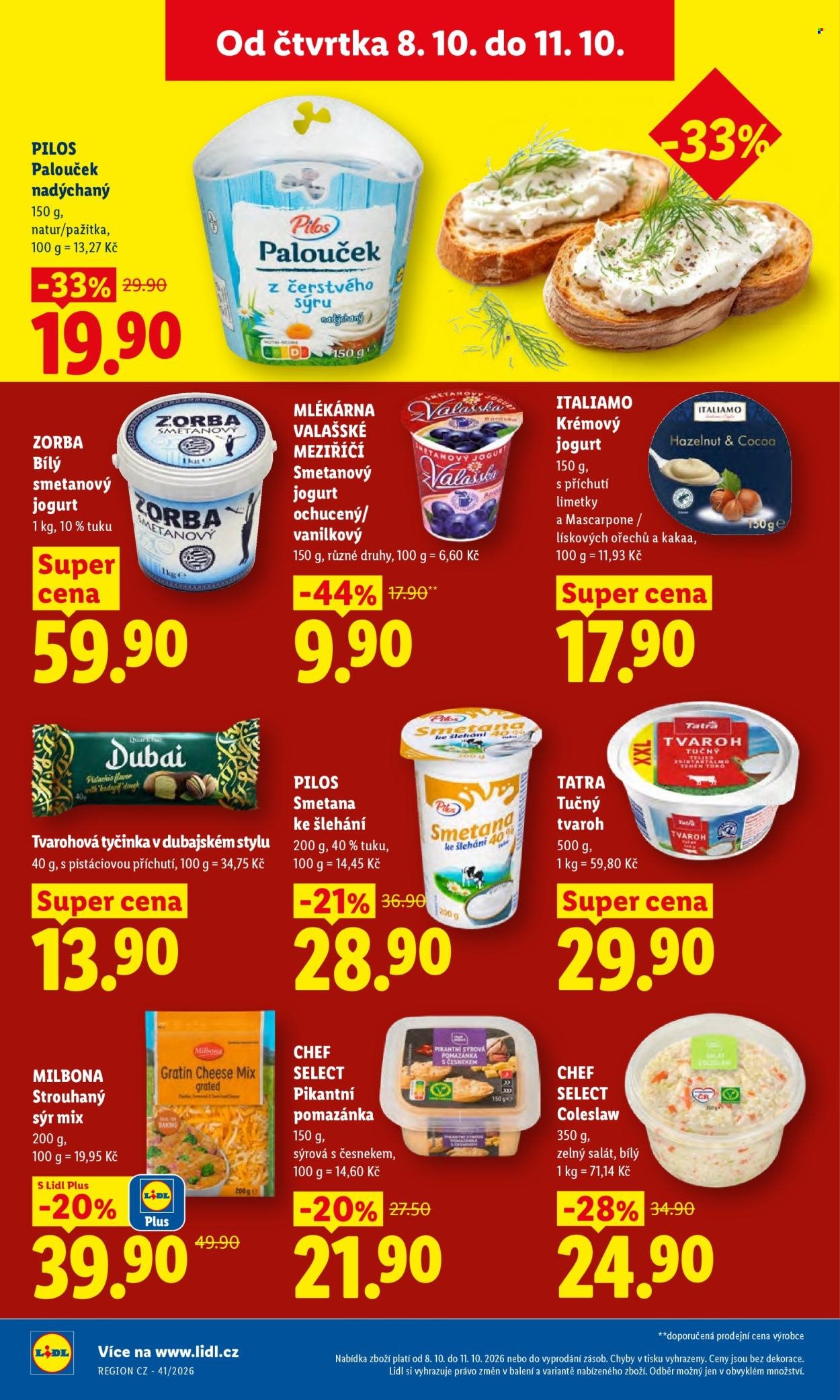 LIDL leták - Od čtvrtka 8.10.2026