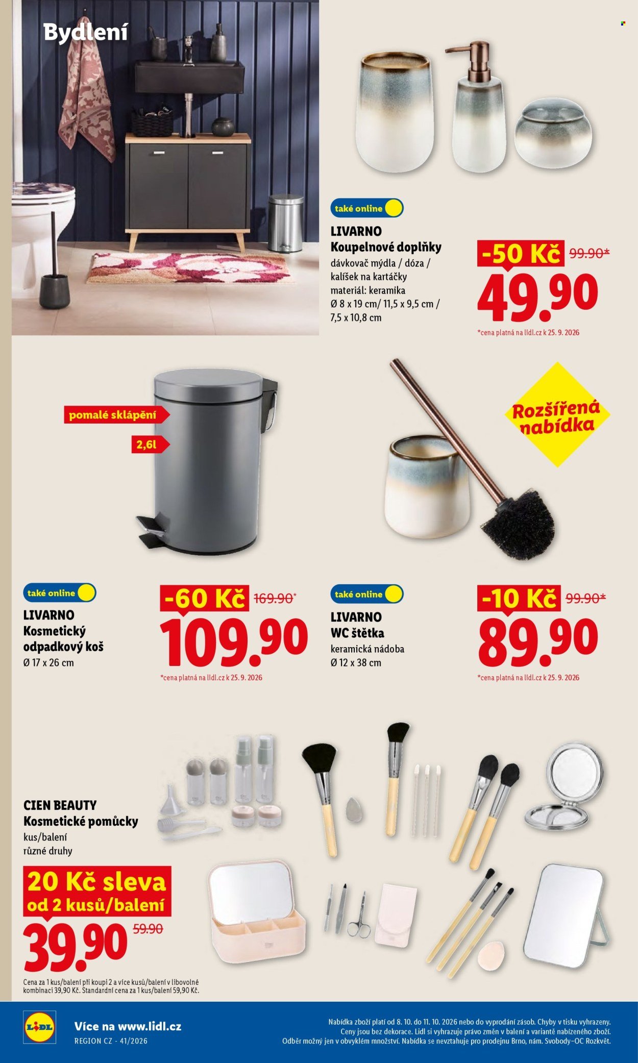 LIDL leták - Od čtvrtka 8.10.2026