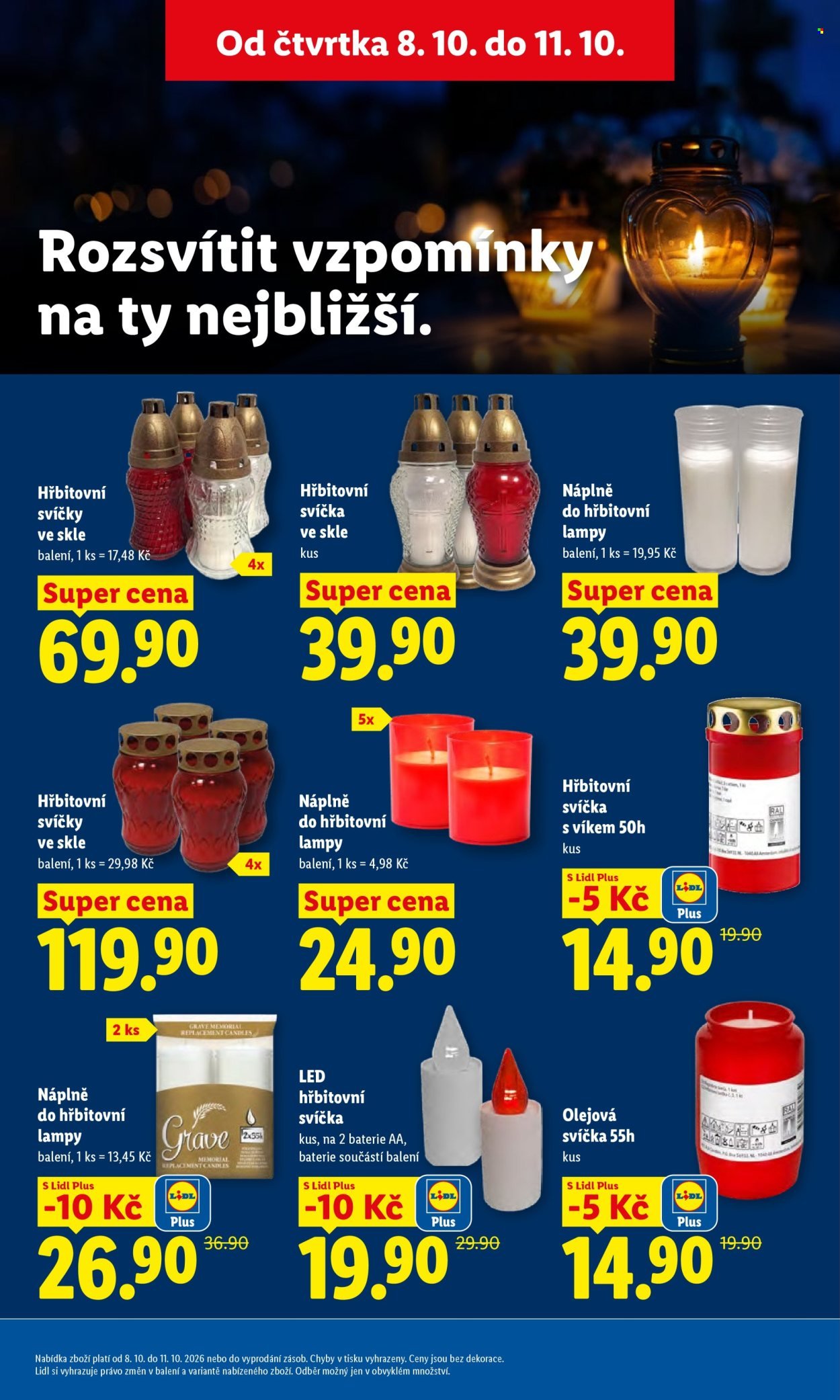 LIDL leták - Od čtvrtka 8.10.2026