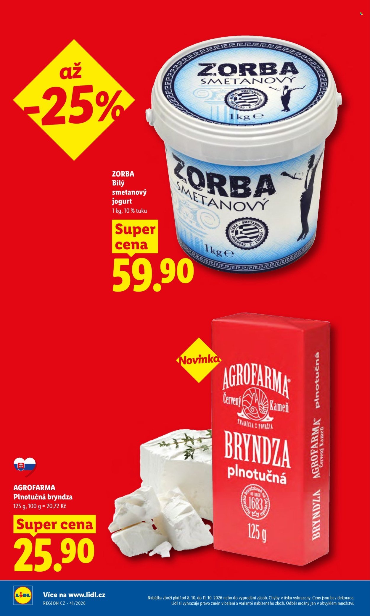 LIDL leták - Od čtvrtka 8.10.2026