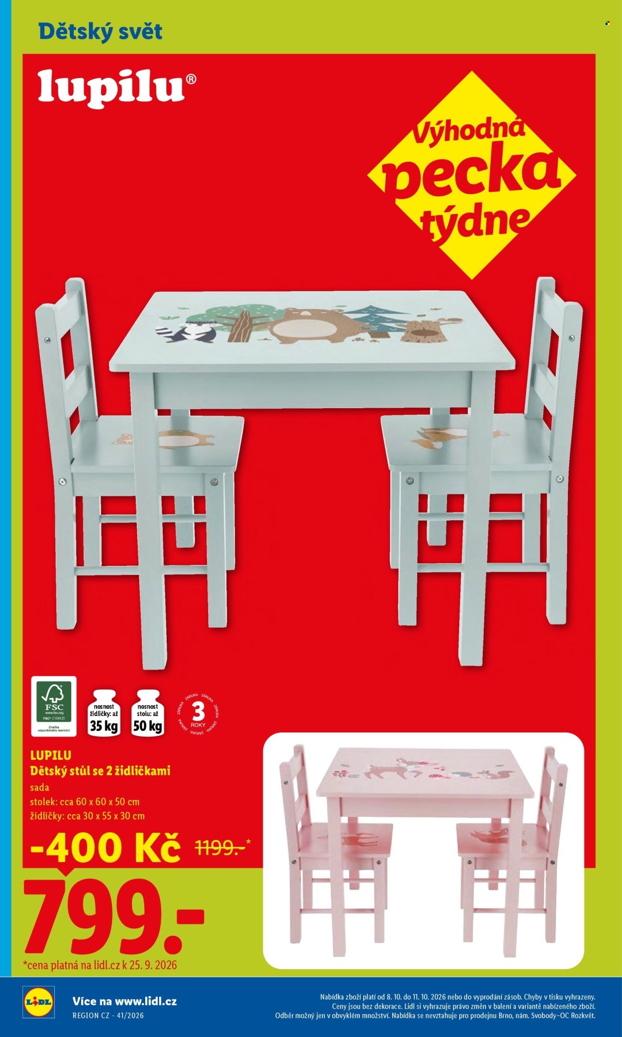 LIDL leták - Od čtvrtka 8.10.2026