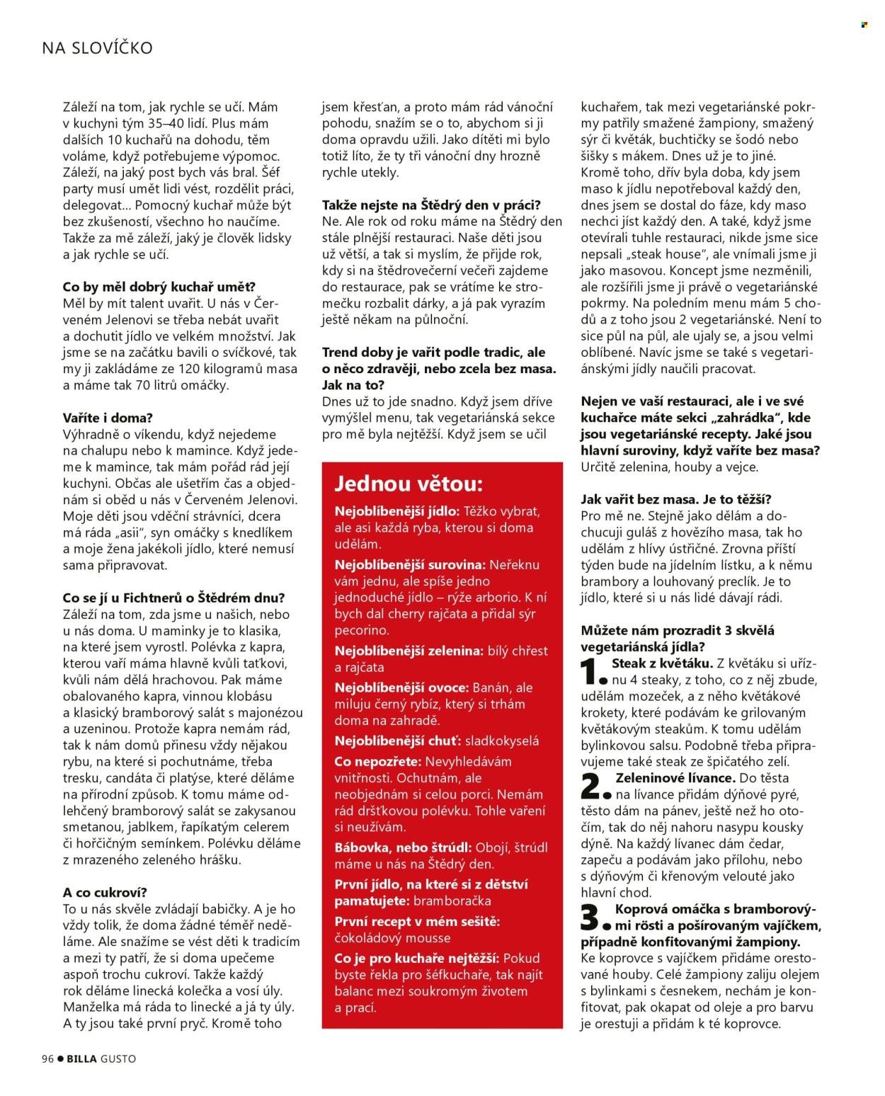 BILLA leták - Gusto: Zima 2025 (2025-11-30)