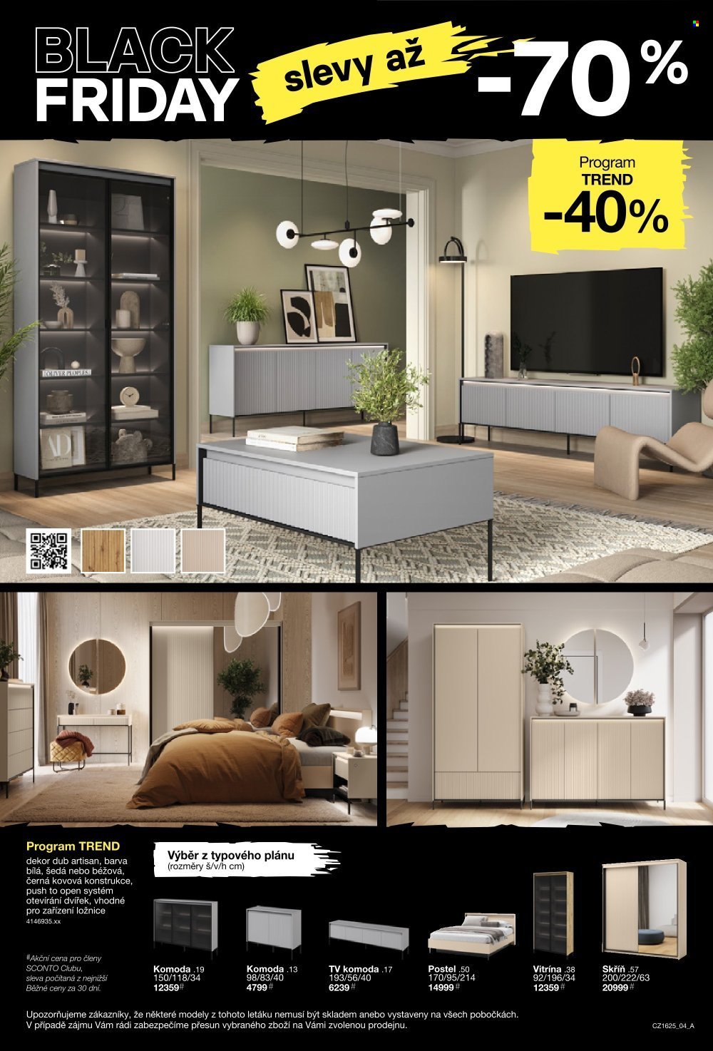 SCONTO NÁBYTEK leták - Black Friday slevy až -70% (2025-11-12 - 2025-12-04)