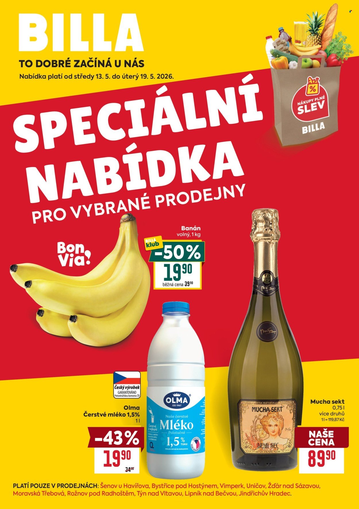 BILLA leták - Speciální nabídka: vybrané prodejny (2026-05-13 - 2026-05-19)