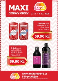 TETA DROGERIE leták - Maxi cenový objev (2025-11-03 - 2025-11-05)