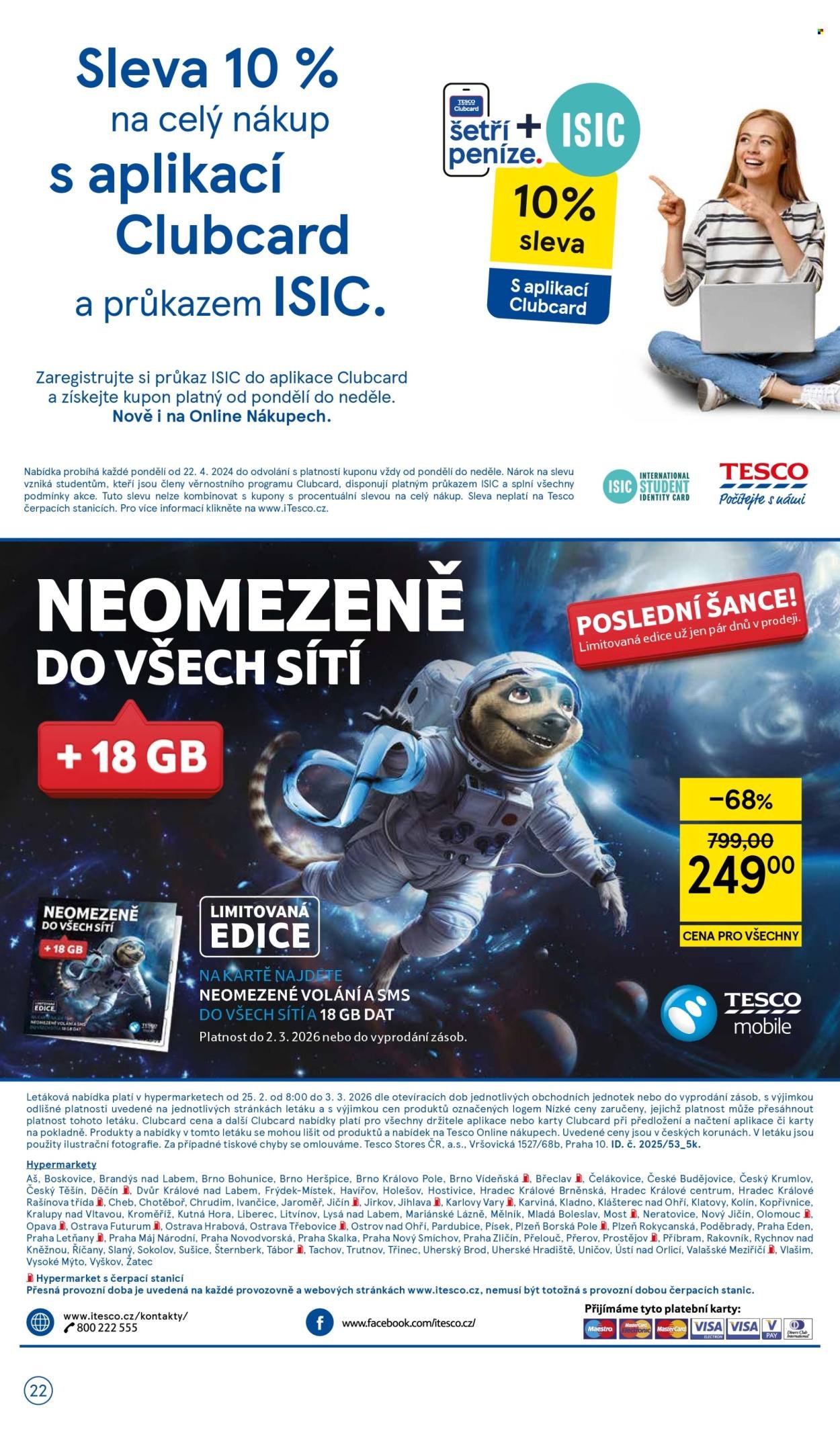 TESCO leták - Od středy 25.2.2026 (2026-02-25 - 2026-03-03)