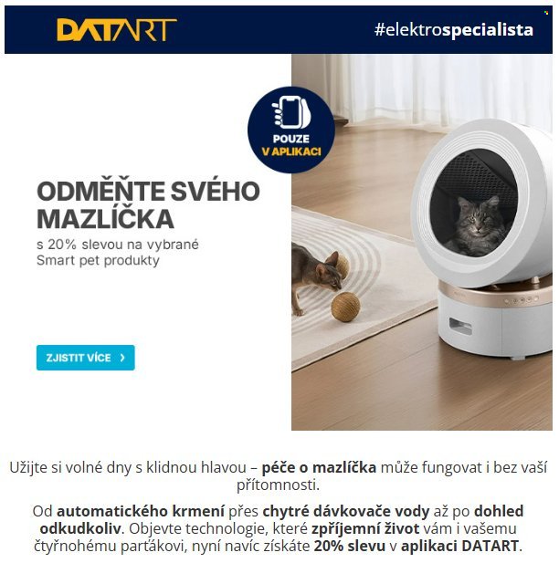 DATART leták - Odměňte svého mazlíčka