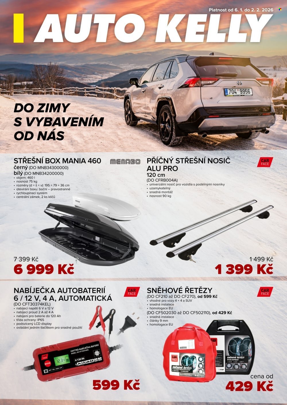 AUTO KELLY leták - Do zimy s vybavením od nás (2026-01-06 - 2026-02-02)