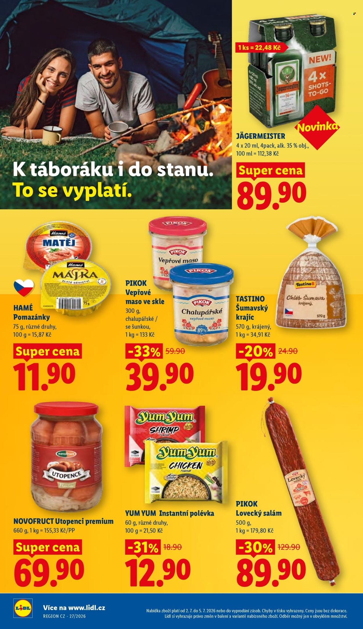 LIDL leták - Od čtvrtka 2.7.2026