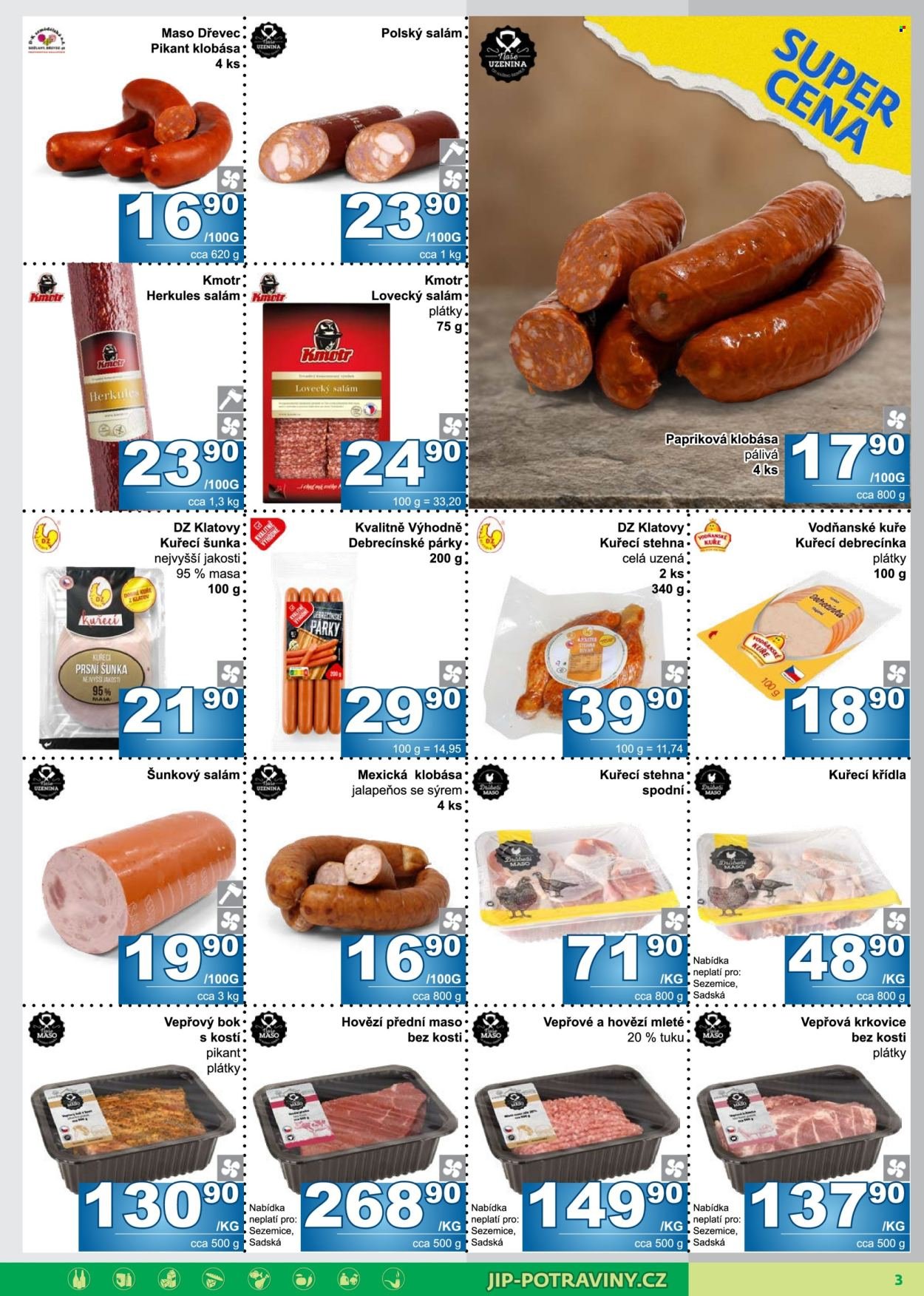 JIP leták - Potraviny pro každého