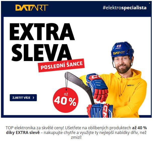 DATART leták - Extra sleva poslední šance (2026-02-26 - 2026-02-27)
