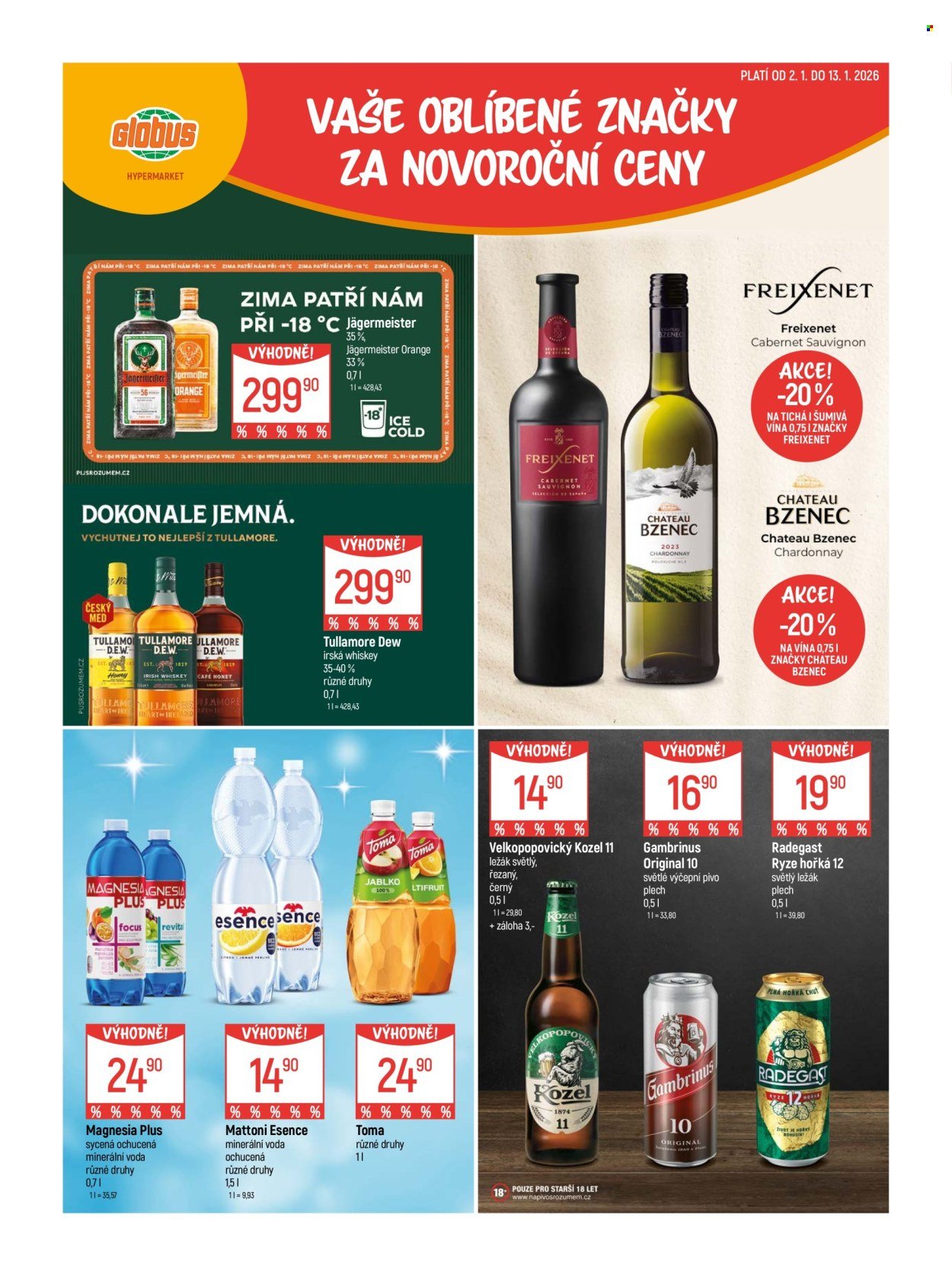 GLOBUS leták - Od pátku 2.1.2026 (2026-01-02 - 2026-01-06)