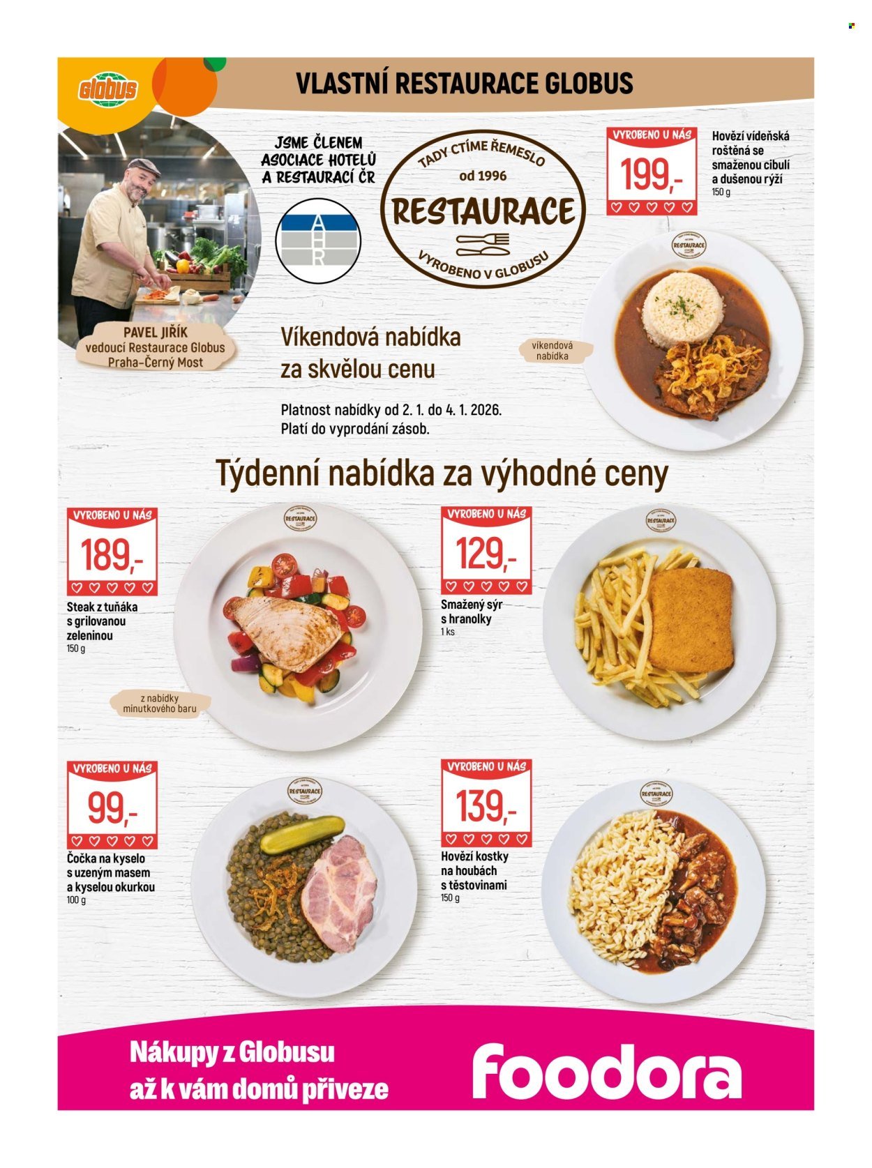 GLOBUS leták - Od pátku 2.1.2026 (2026-01-02 - 2026-01-06)