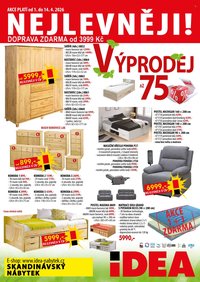 IDEA NÁBYTEK leták - Od středy 1.4.2026 (2026-04-01 - 2026-04-14)
