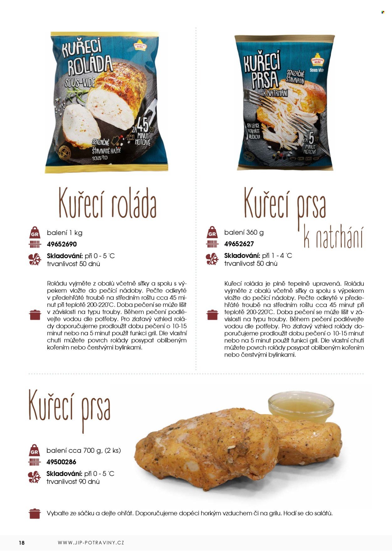 JIP leták - Sous-vide