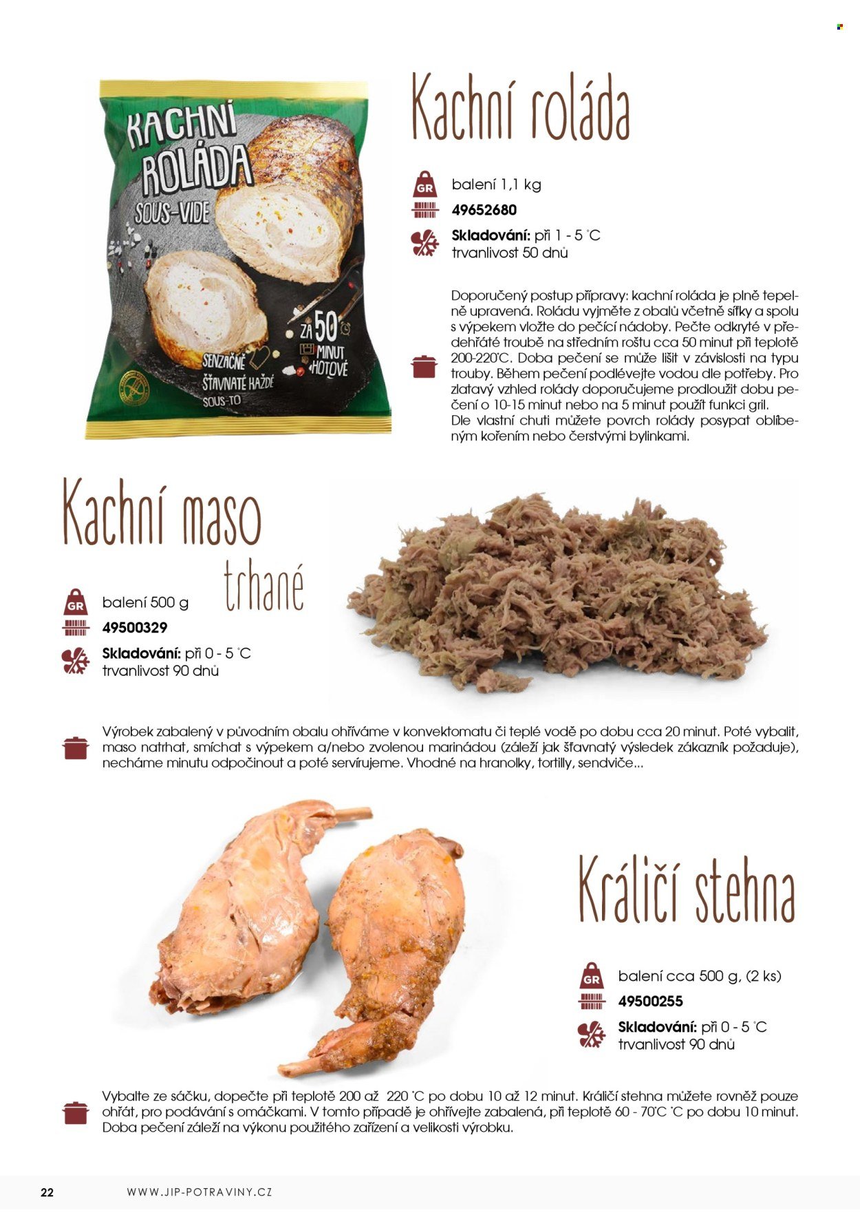 JIP leták - Sous-vide