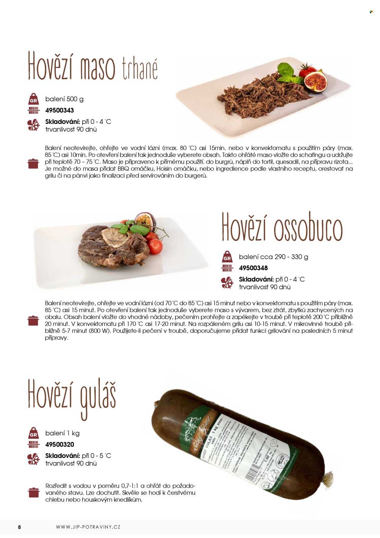 JIP leták - Sous-vide