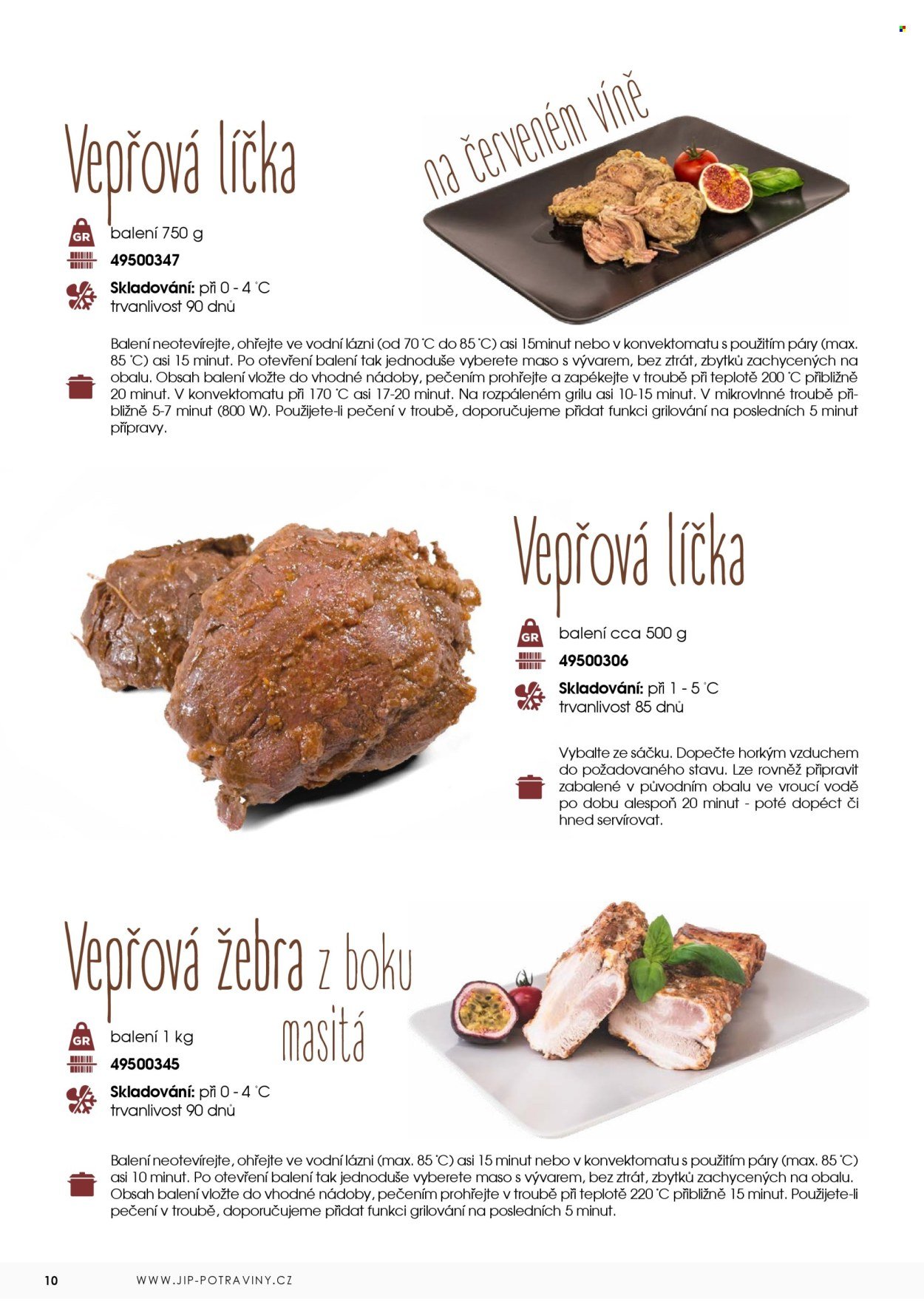 JIP leták - Sous-vide