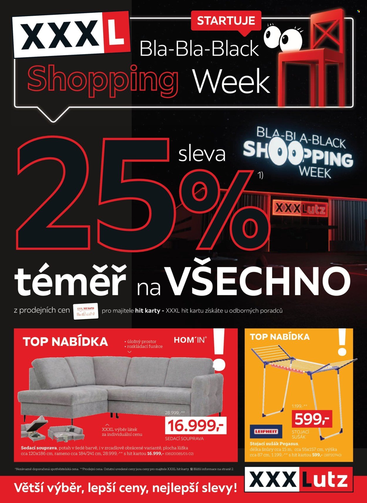 XXXLUTZ leták - Bla-bla-bla shopping week v XXXLutz (2025-11-10 - 2025-11-23)