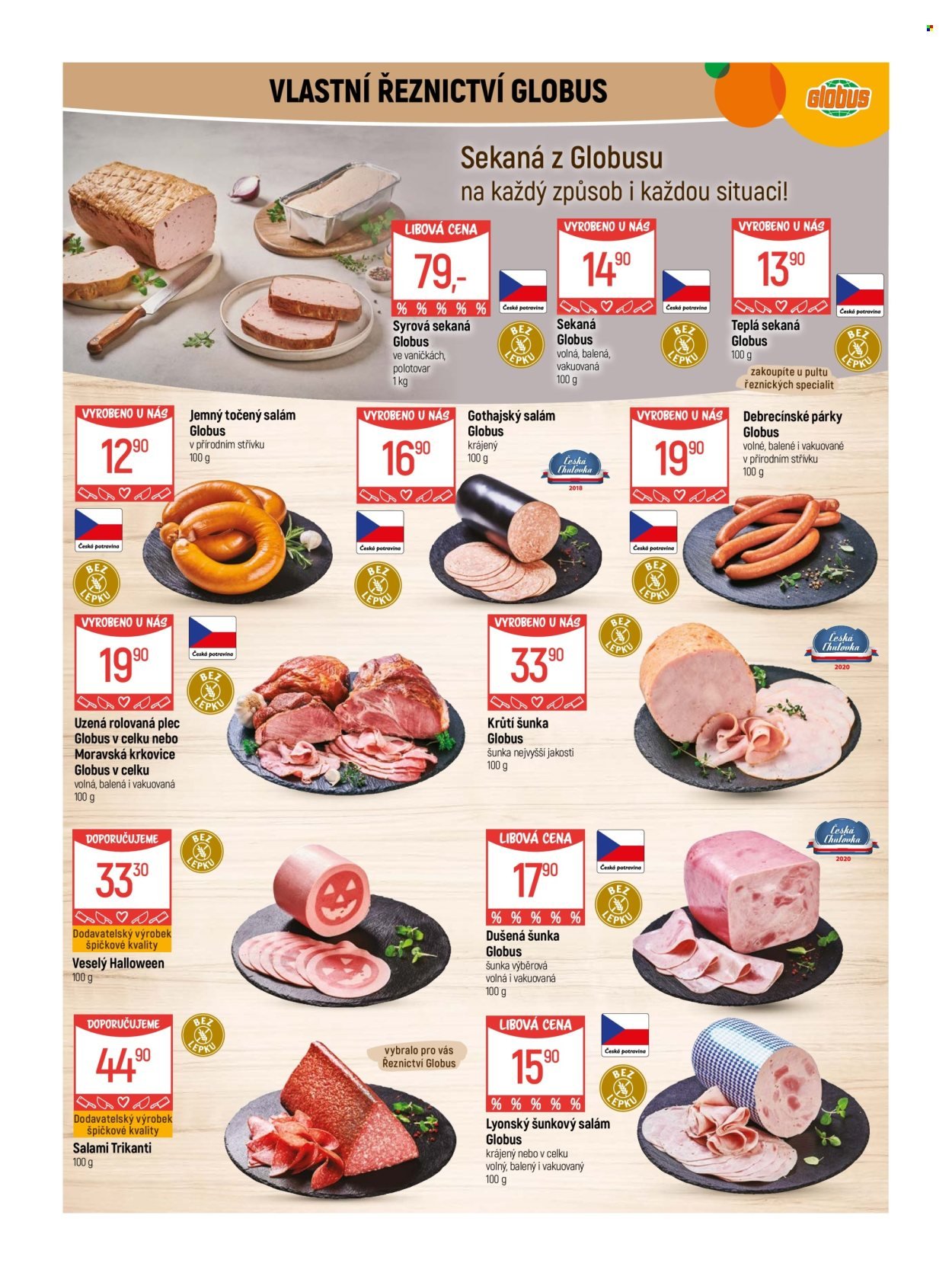 GLOBUS leták - Od středy 22.10.2025 (2025-10-22 - 2025-10-27)