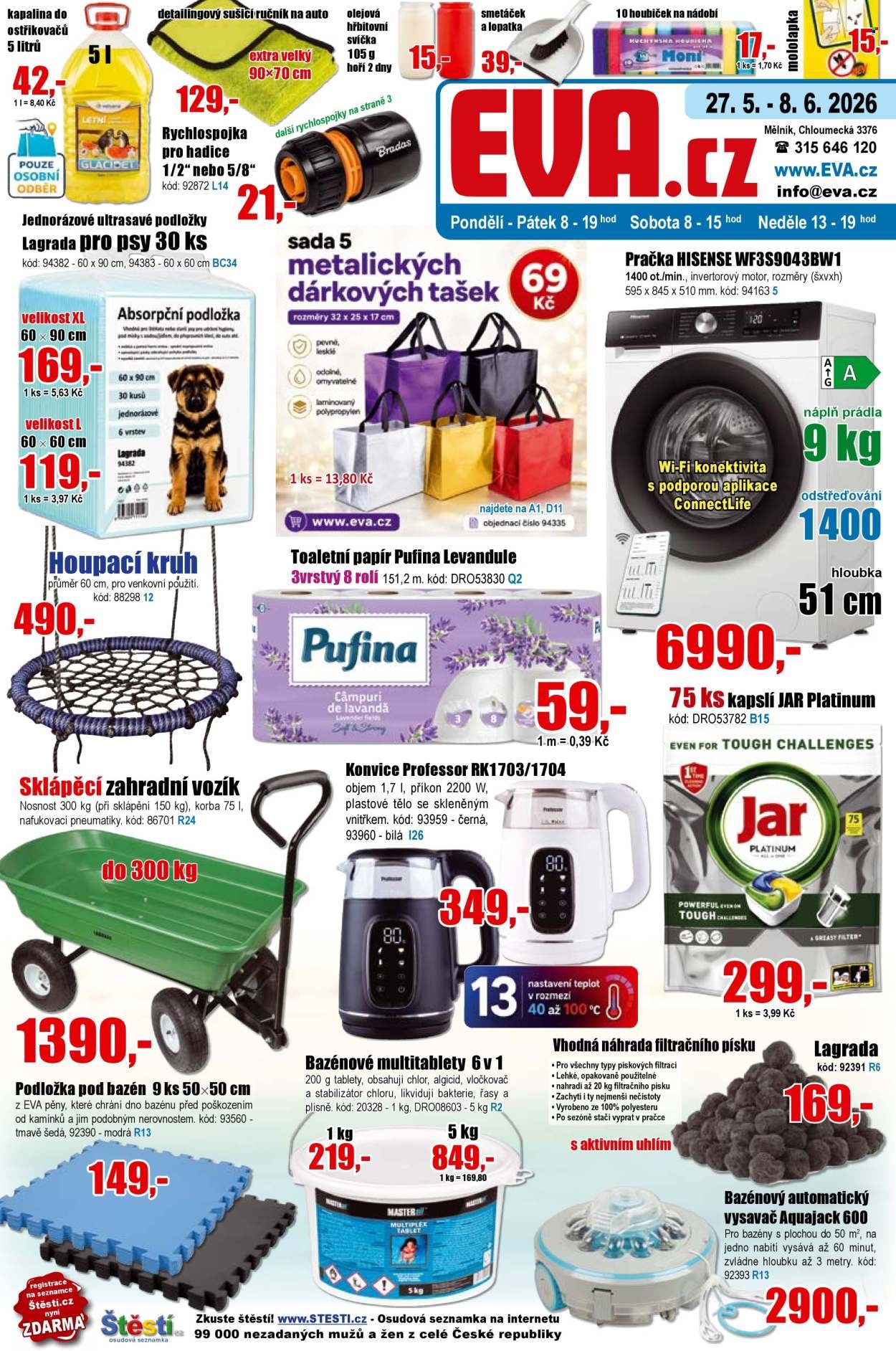 EVA SUPERMARKET leták - Od středy 27.5.2026 (2026-05-27 - 2026-06-08)