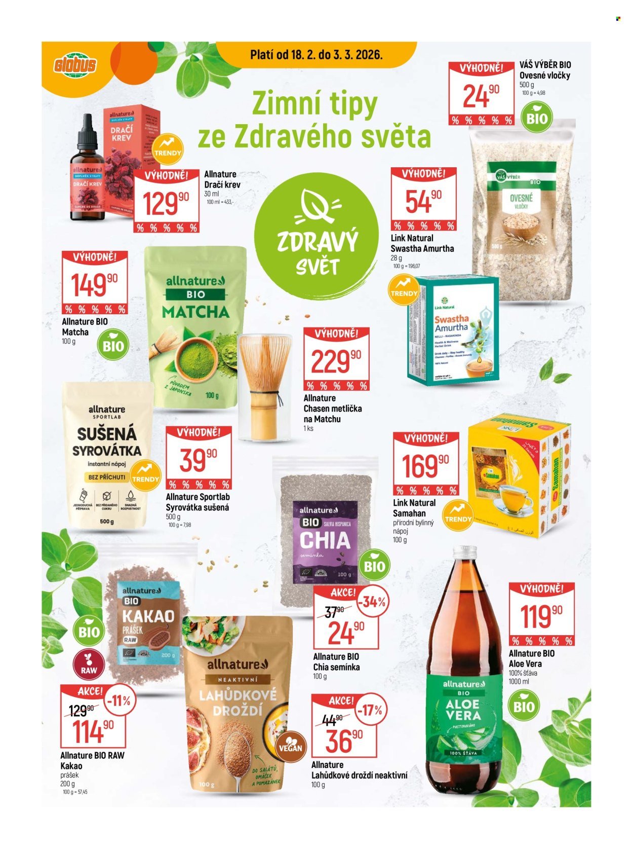 GLOBUS leták - Od středy 18.2.2026 (2026-02-18 - 2026-03-03)