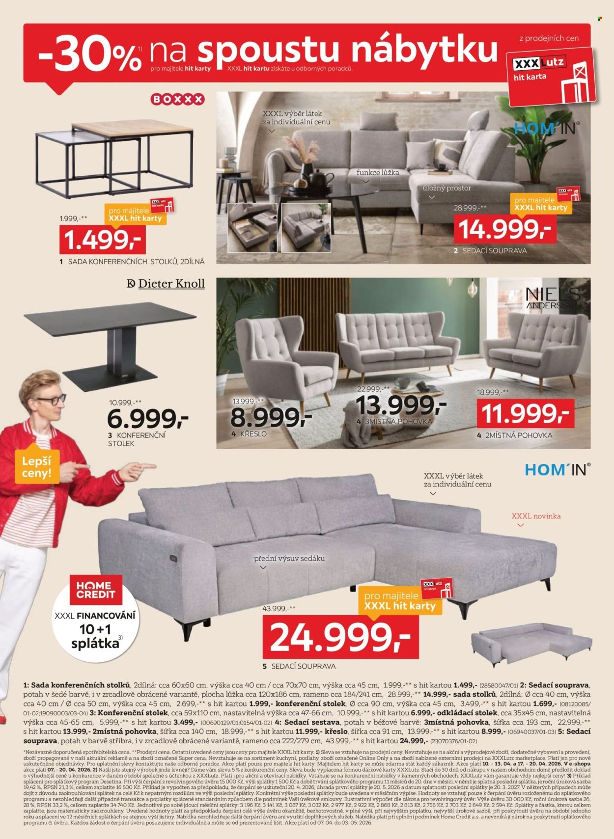 XXXLUTZ leták - Sleva 30 % na téměř vše (2026-04-07 - 2026-04-19)