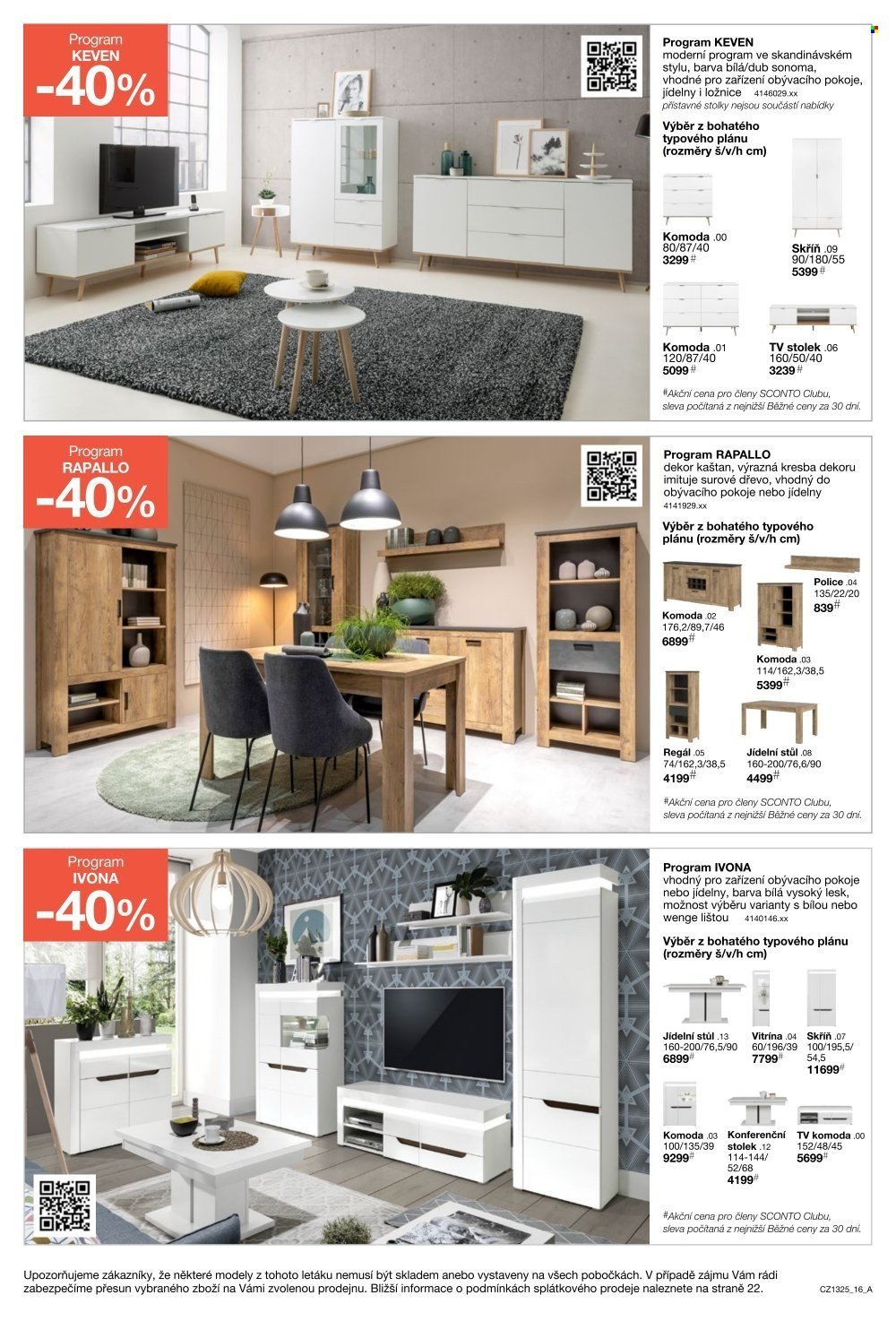 SCONTO NÁBYTEK leták - -40% na ložnice, postele, matrace, rošty, šatní skříně, komody, noční stolky (2025-10-15 - 2025-11-04)