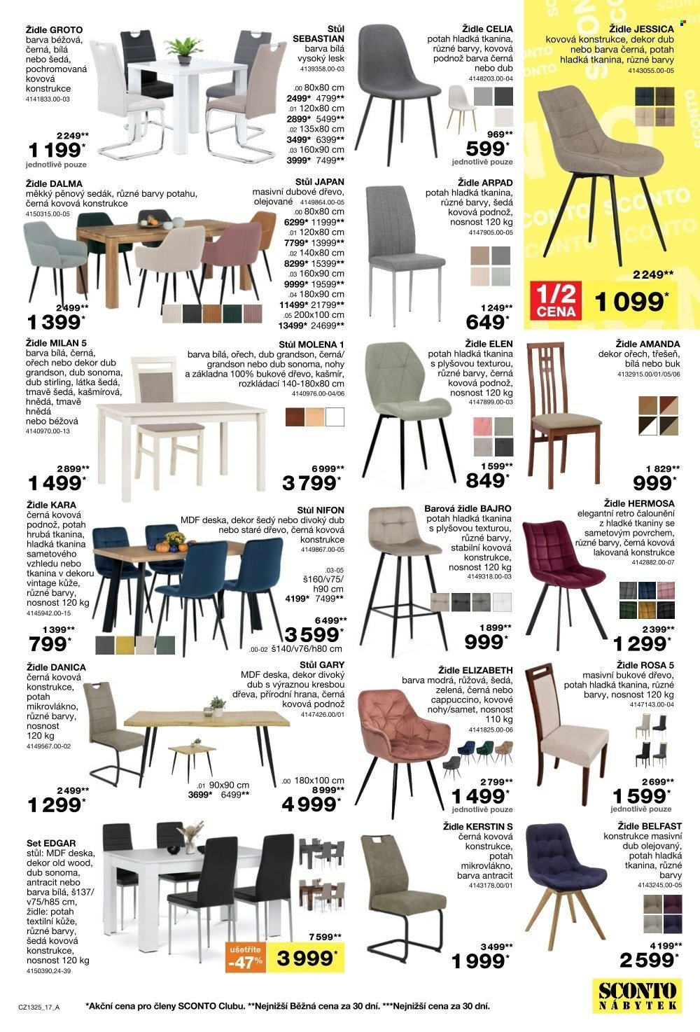 SCONTO NÁBYTEK leták - -40% na ložnice, postele, matrace, rošty, šatní skříně, komody, noční stolky (2025-10-15 - 2025-11-04)