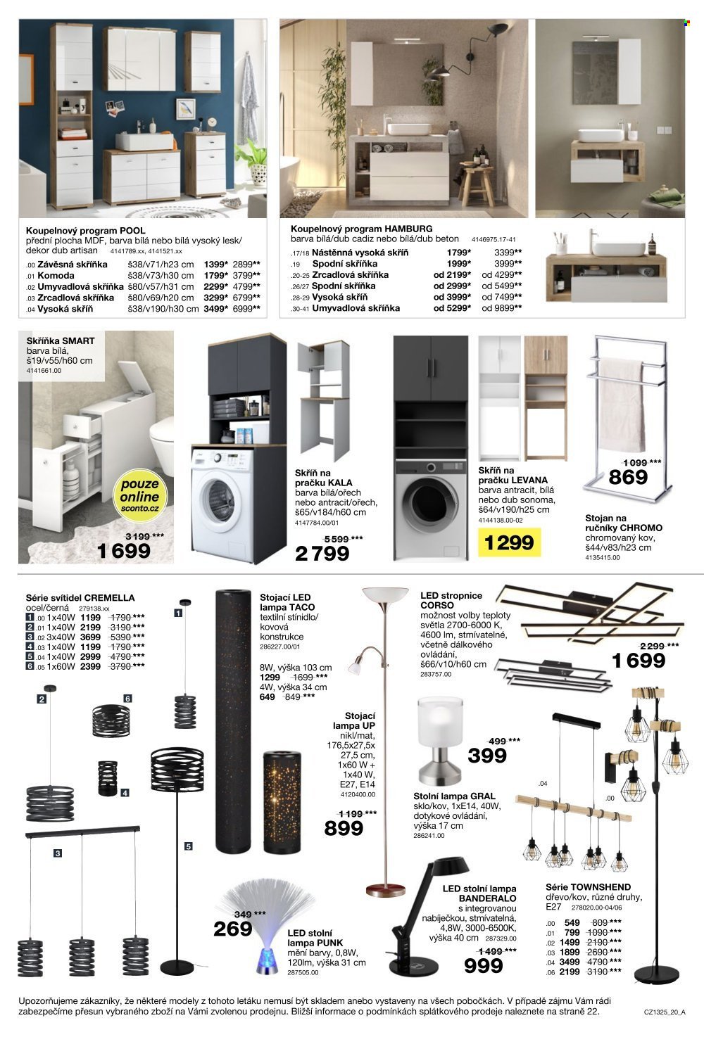 SCONTO NÁBYTEK leták - -40% na ložnice, postele, matrace, rošty, šatní skříně, komody, noční stolky (2025-10-15 - 2025-11-04)