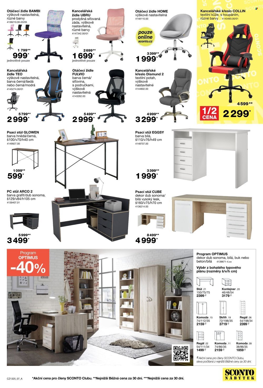 SCONTO NÁBYTEK leták - -40% na ložnice, postele, matrace, rošty, šatní skříně, komody, noční stolky (2025-10-15 - 2025-11-04)