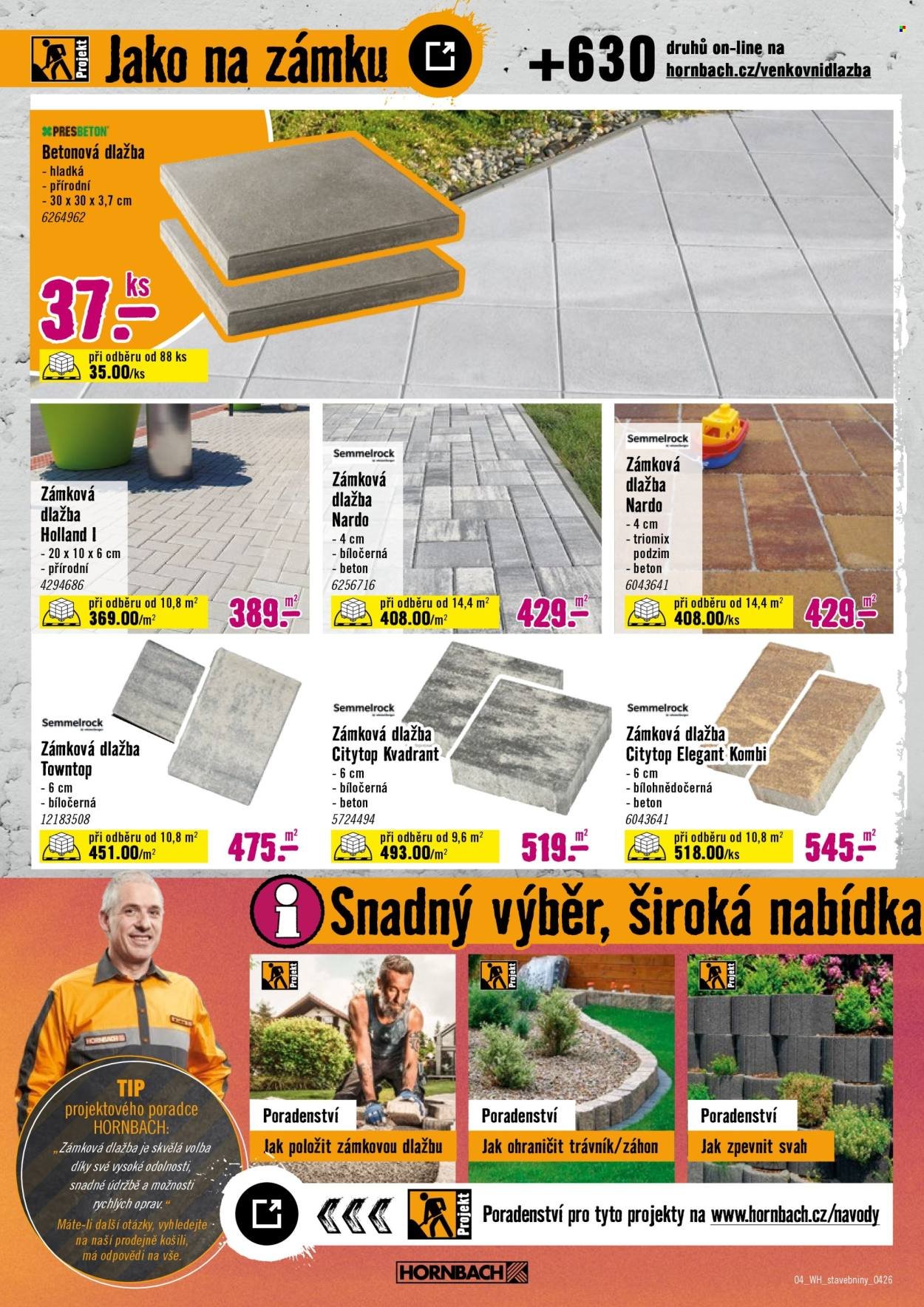 HORNBACH leták - Váš další projekt - Stavebniny (2026-04-22 - 2026-05-06)