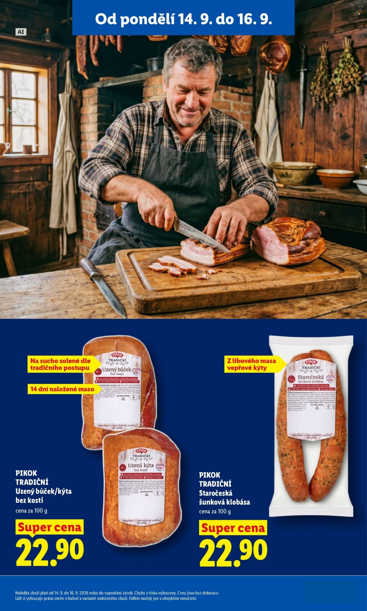 LIDL leták - Od pondělí 14.9.2026