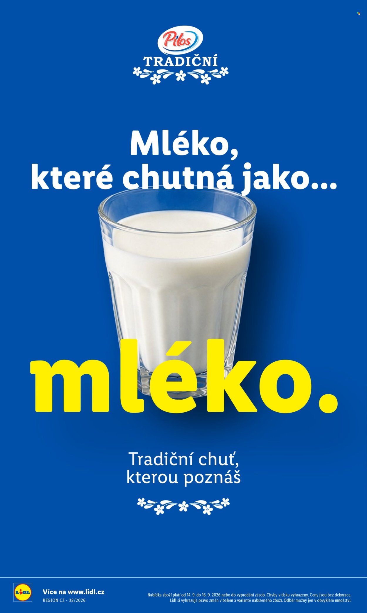 LIDL leták - Od pondělí 14.9.2026