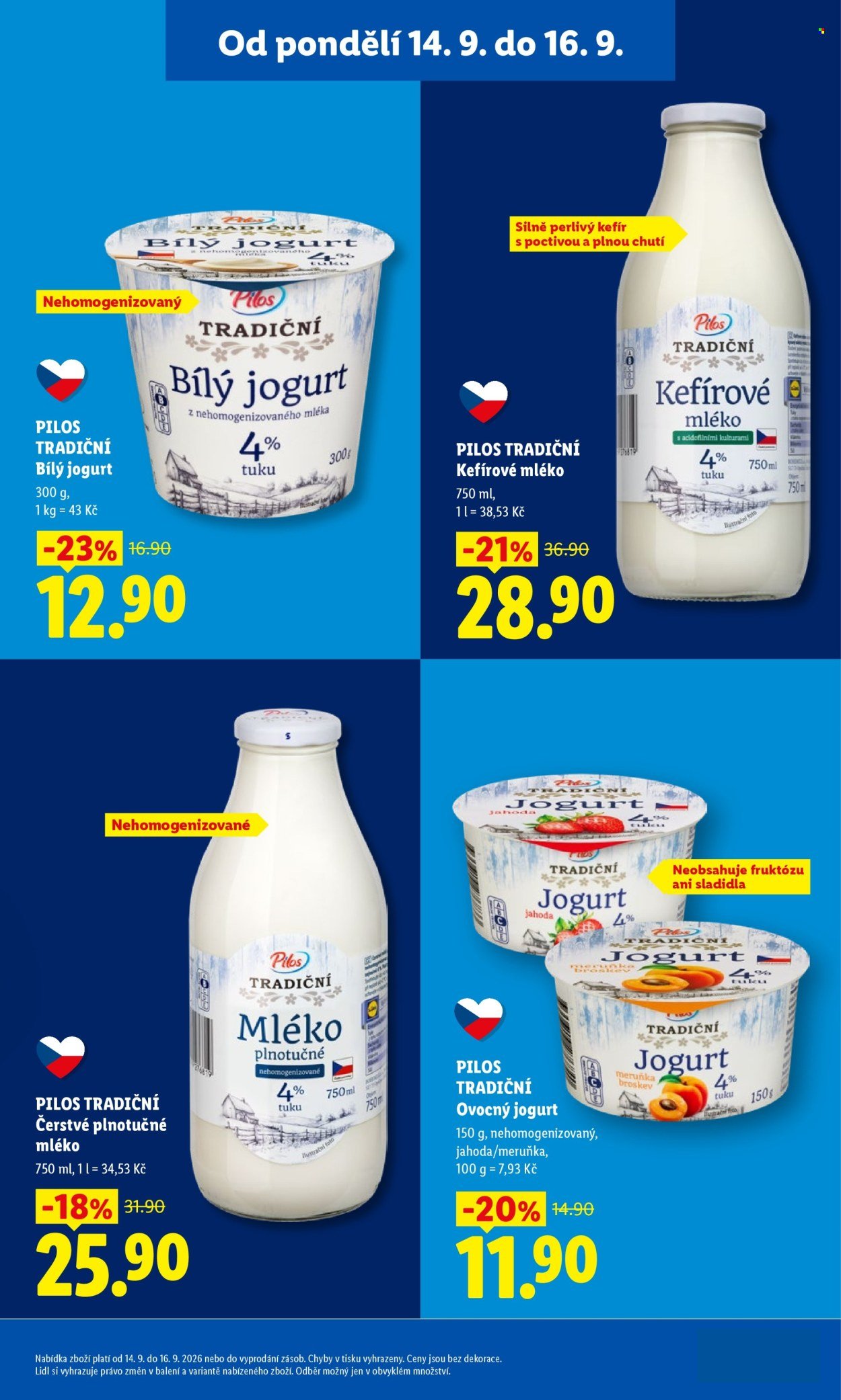 LIDL leták - Od pondělí 14.9.2026